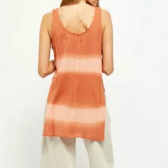 We The Free Citrus Sunset Combo Joni Tunic Knit Tank Top Woman’s Medium - Picture 2 of 10